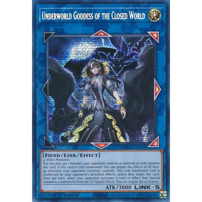Image for Underworld Goddess of the Closed World (MP22-EN028) (MP22) - YuGiOh
