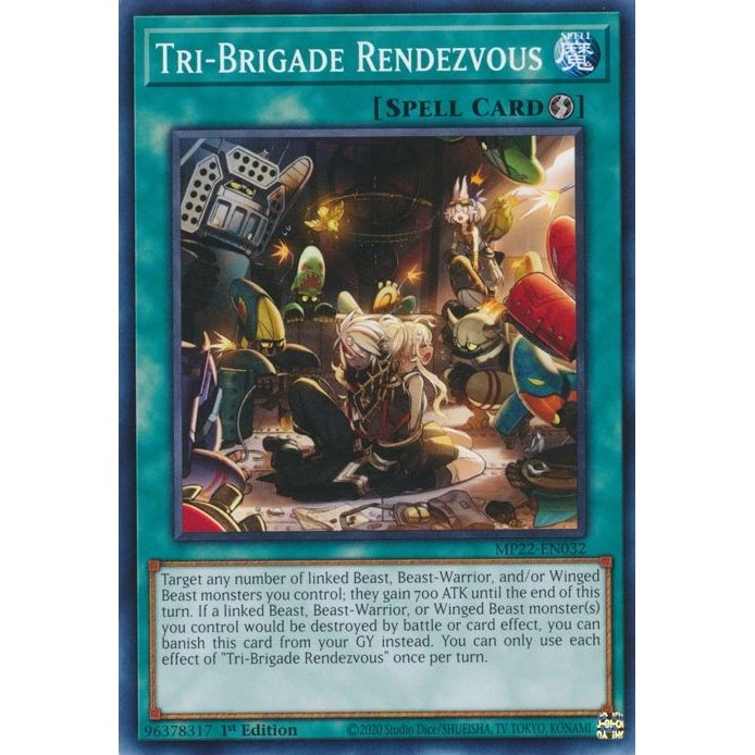 Image for Tri-Brigade Rendezvous (MP22-EN032) (MP22) - YuGiOh