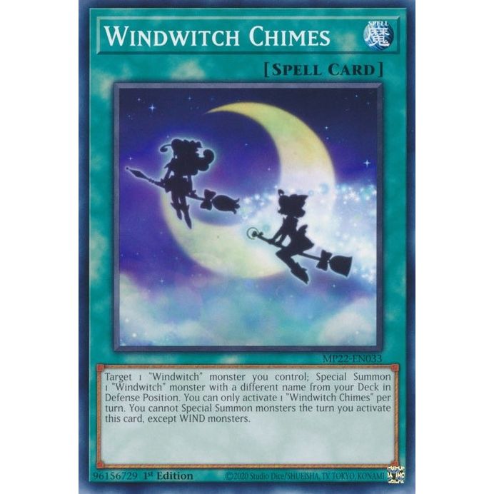 Image for Windwitch Chimes (MP22-EN033) (MP22) - YuGiOh