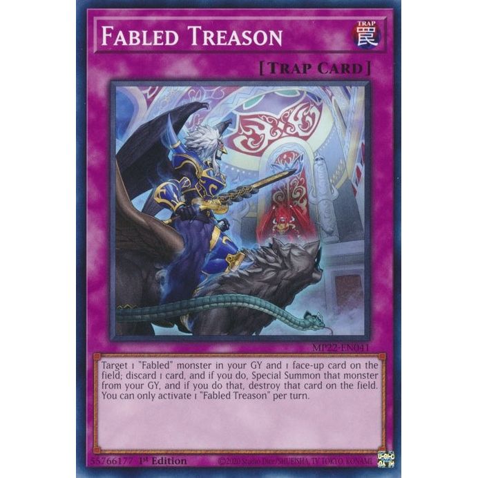 Image for Fabled Treason (MP22-EN041) (MP22) - YuGiOh