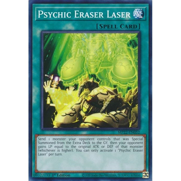 Image for Psychic Eraser Laser (MP22-EN052) (MP22) - YuGiOh
