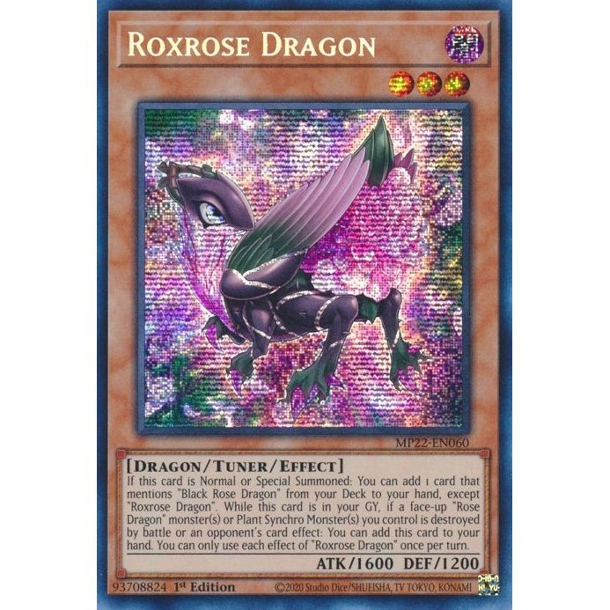 Image for Roxrose Dragon (MP22-EN060) (MP22) - YuGiOh