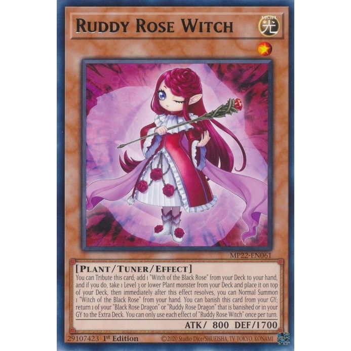 Image for Ruddy Rose Witch (MP22-EN061) (MP22) - YuGiOh