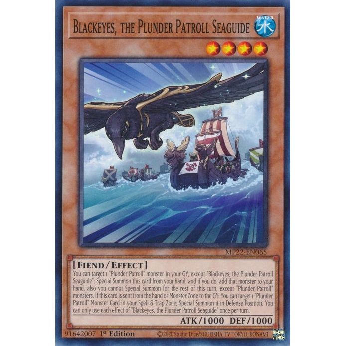 Image for Blackeyes, the Plunder Patroll Seaguide (MP22-EN065) (MP22) - YuGiOh