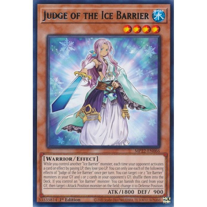 Image for Judge of the Ice Barrier (MP22-EN066) (MP22) - YuGiOh
