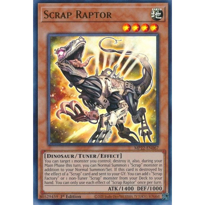 Image for Scrap Raptor (MP22-EN067) (MP22) - YuGiOh