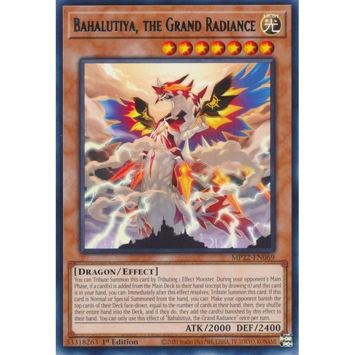 Image for Bahalutiya, the Grand Radiance (MP22-EN069) (MP22) - YuGiOh