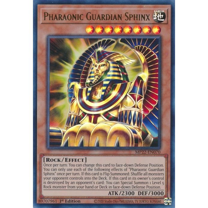 Image for Pharaonic Guardian Sphinx (MP22-EN070) (MP22) - YuGiOh