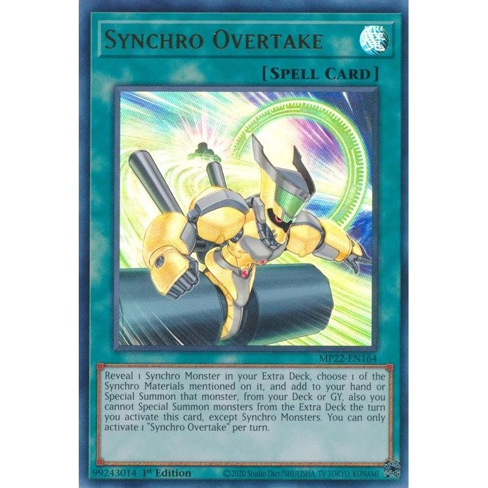 Image for Synchro Overtake (MP22-EN164) (MP22) - YuGiOh