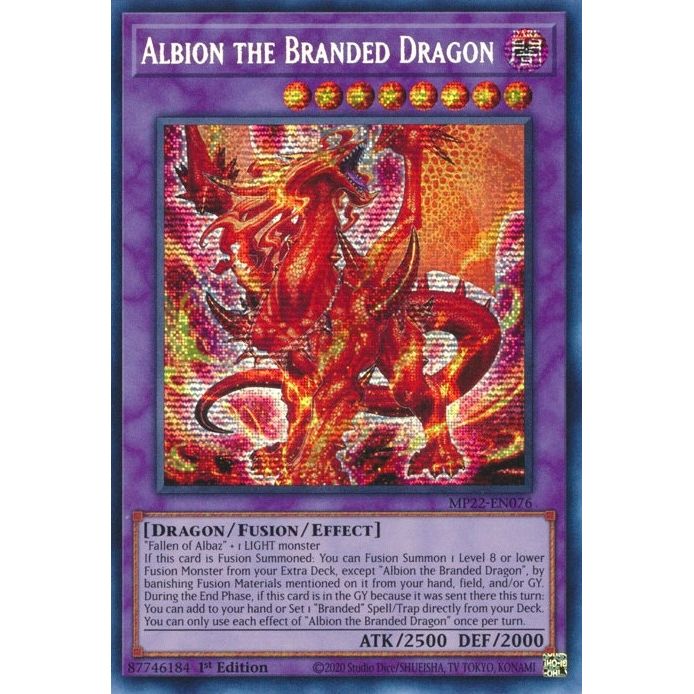 Image for Albion the Branded Dragon (MP22-EN076) (MP22) - YuGiOh
