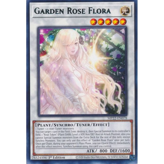 Image for Garden Rose Flora (MP22-EN078) (MP22) - YuGiOh