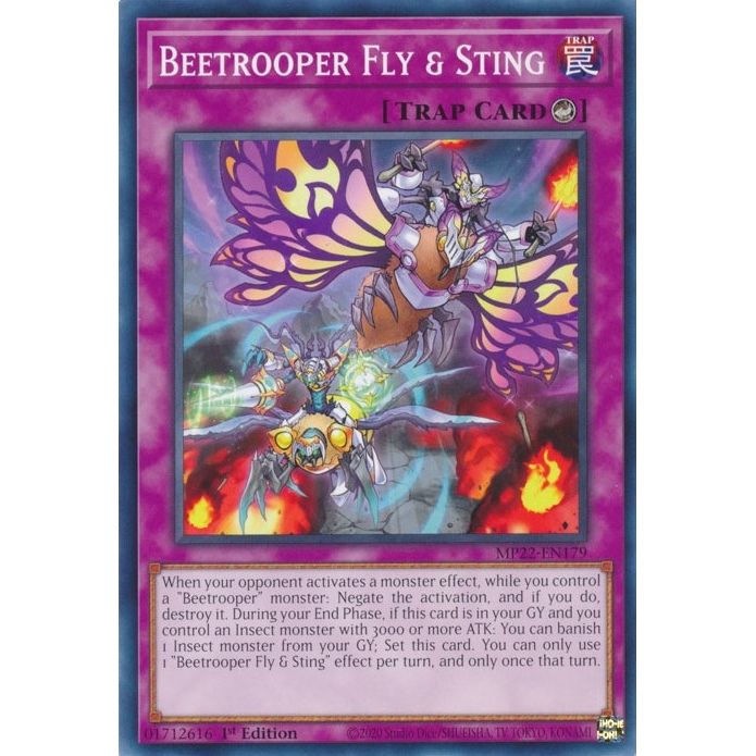Image for Beetrooper Fly & Sting (MP22-EN179) (MP22) - YuGiOh