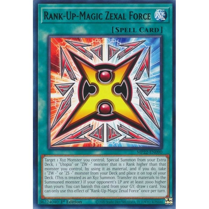 Image for Rank-Up-Magic Zexal Force (MP22-EN090) (MP22) - YuGiOh