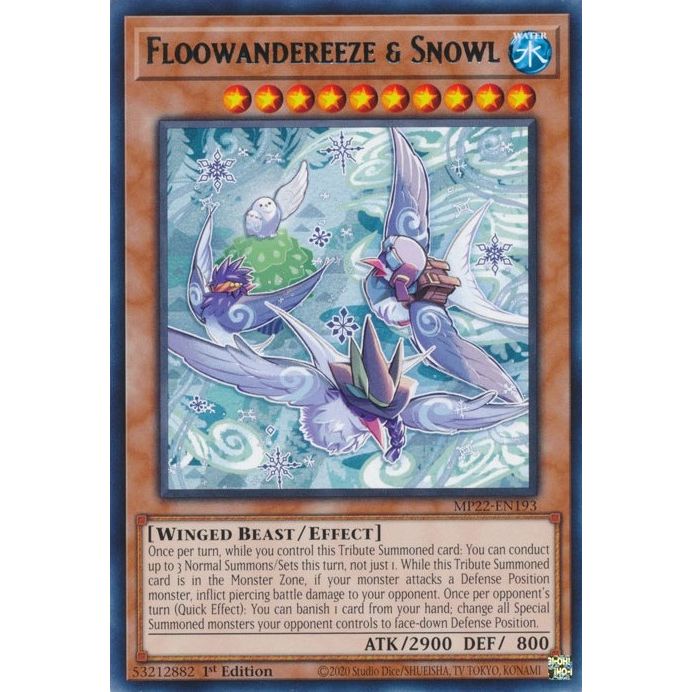 Image for Floowandereeze & Snowl (MP22-EN193) (MP22) - YuGiOh