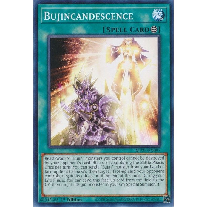 Image for Bujincandescence (MP22-EN097) (MP22) - YuGiOh