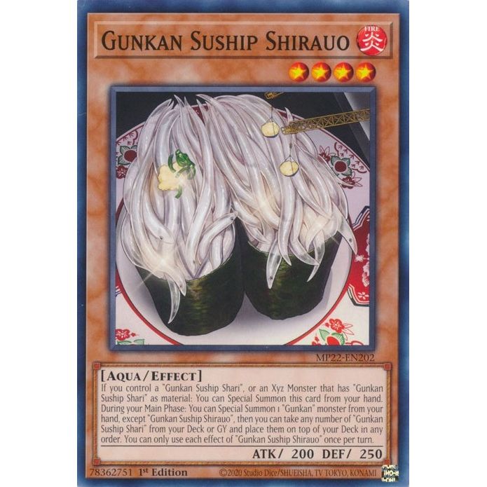 Image for Gunkan Suship Shirauo (MP22-EN202) (MP22) - YuGiOh