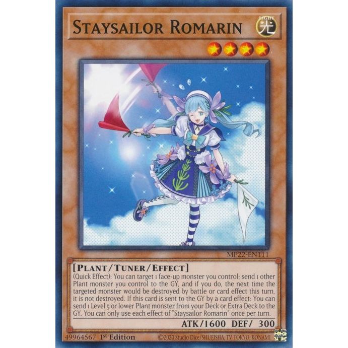 Image for Staysailor Romarin (MP22-EN111) (MP22) - YuGiOh