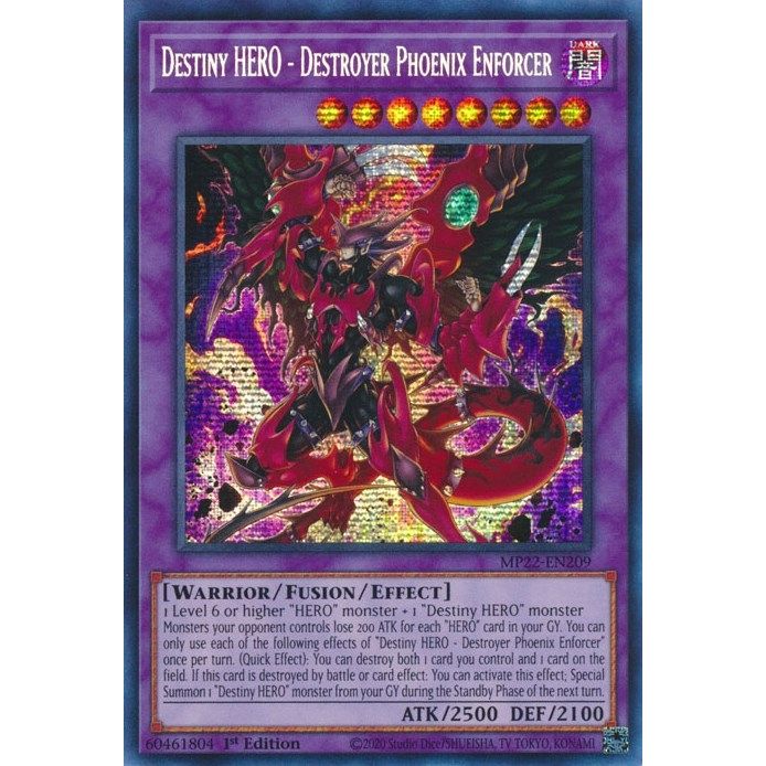 Image for Destiny HERO - Destroyer Phoenix Enforcer (MP22-EN209) (MP22) - YuGiOh