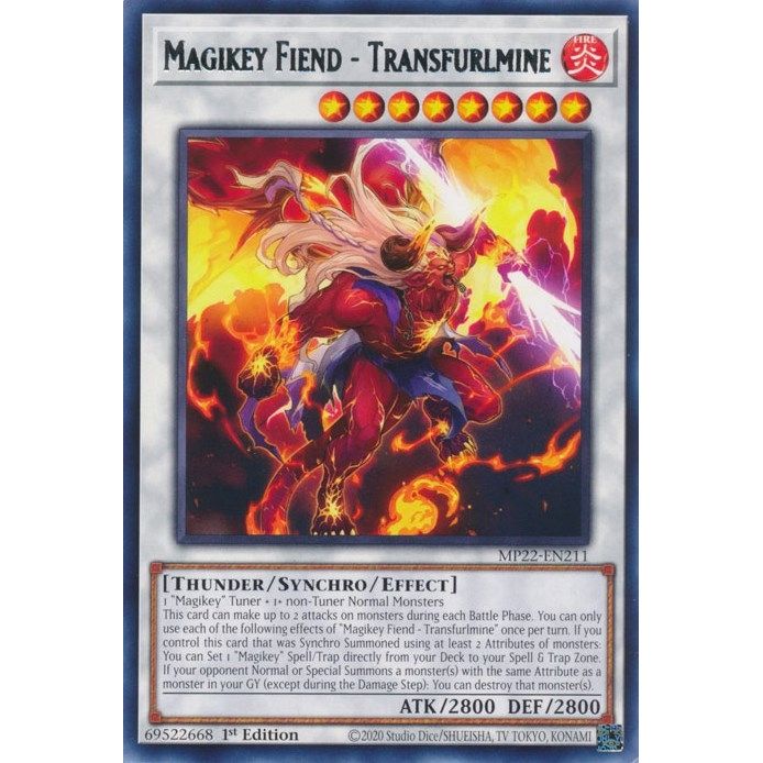 Image for Magikey Fiend - Transfurlmine (MP22-EN211) (MP22) - YuGiOh