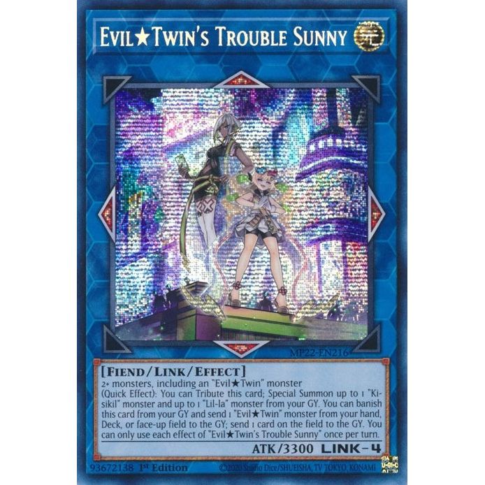 Image for Evil Twin's Trouble Sunny (MP22-EN216) (MP22) - YuGiOh