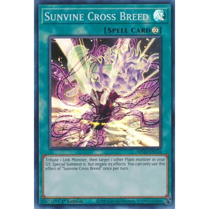 Image for Sunvine Cross Breed (MP22-EN116) (MP22) - YuGiOh