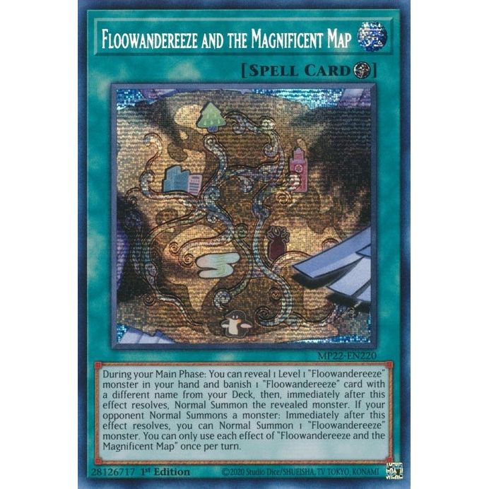 Image for Floowandereeze and the Magnificent Map (MP22-EN220) (MP22) - YuGiOh