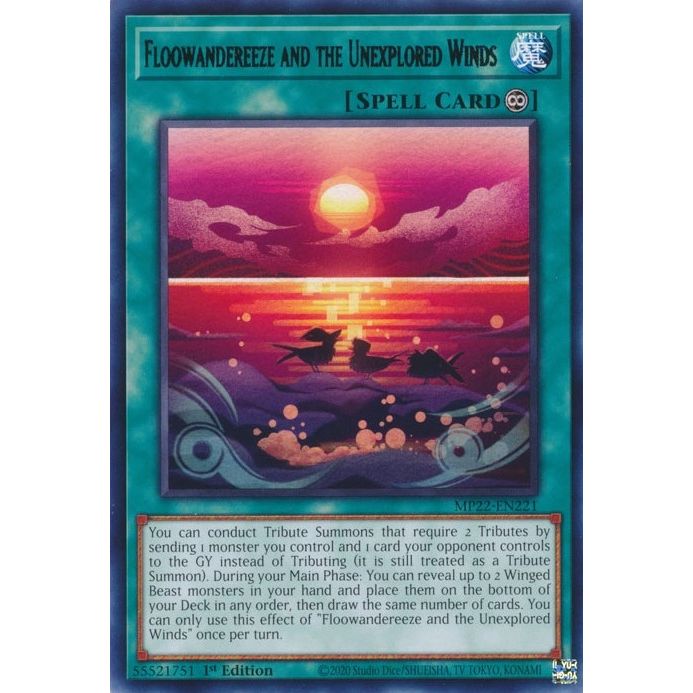 Image for Floowandereeze and the Unexplored Winds (MP22-EN221) (MP22) - YuGiOh