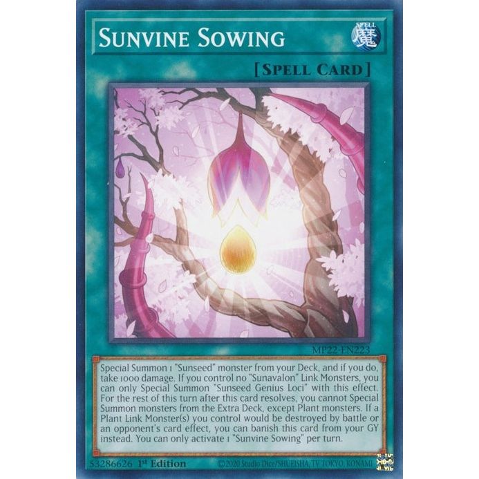 Image for Sunvine Sowing (MP22-EN223) (MP22) - YuGiOh
