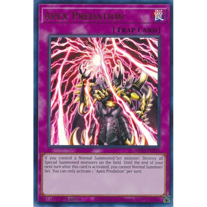 Image for Apex Predation (MP22-EN235) (MP22) - YuGiOh