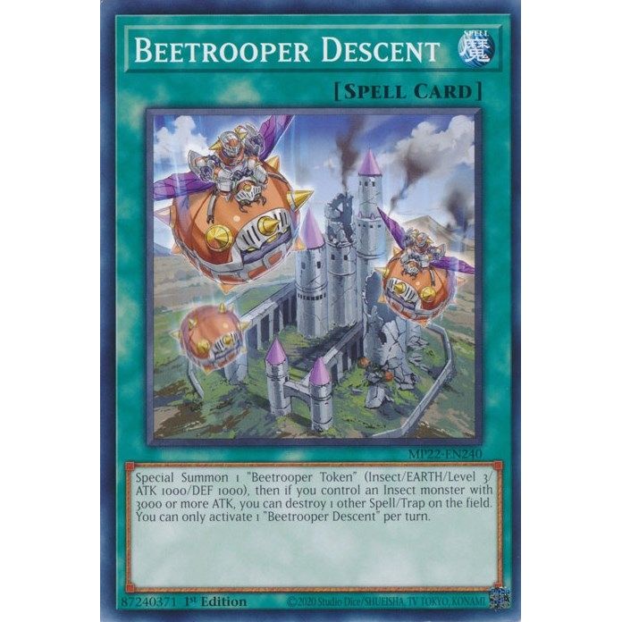 Image for Beetrooper Descent (MP22-EN240) (MP22) - YuGiOh