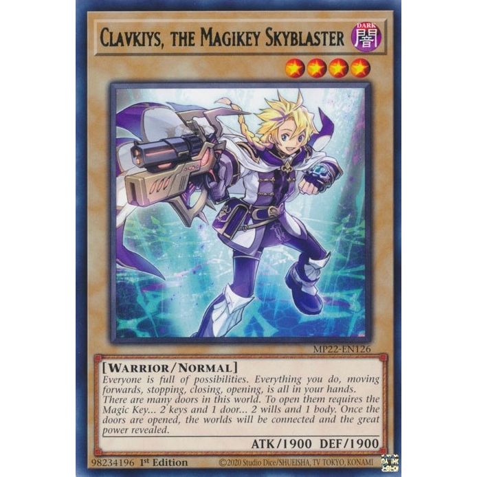 Image for Clavkiys, the Magikey Skyblaster (MP22-EN126) (MP22) - YuGiOh