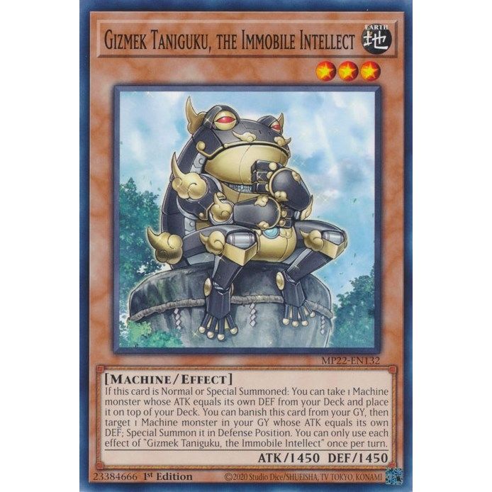 Image for Gizmek Taniguku, the Immobile Intellect (MP22-EN132) (MP22) - YuGiOh