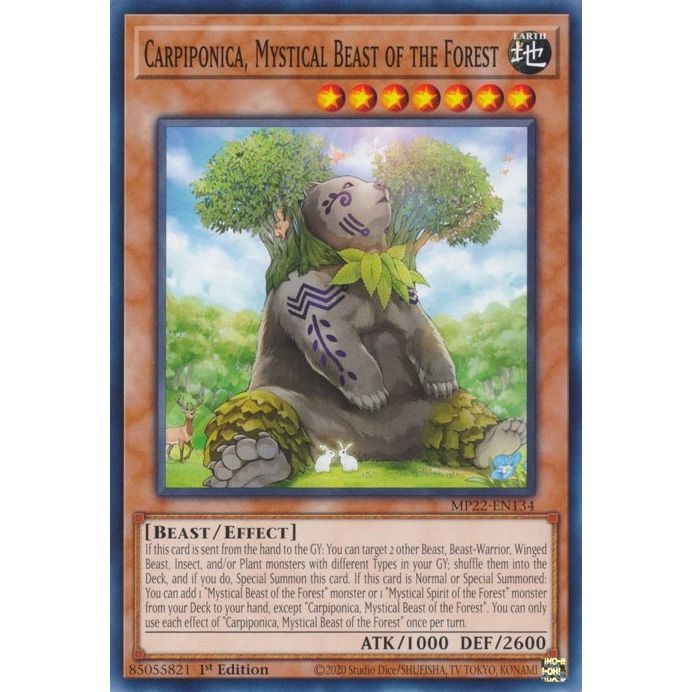 Image for Carpiponica, Mystical Beast of the Forest (MP22-EN134) (MP22) - YuGiOh