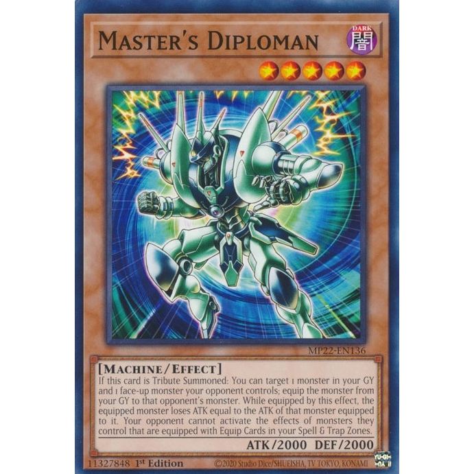 Image for Master's Diploman (MP22-EN136) (MP22) - YuGiOh