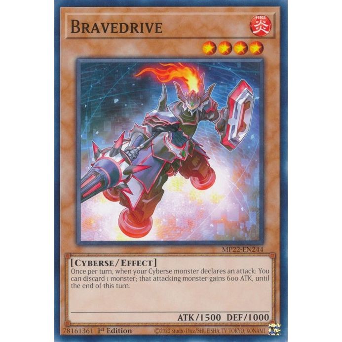 Image for Bravedrive (MP22-EN244) (MP22) - YuGiOh