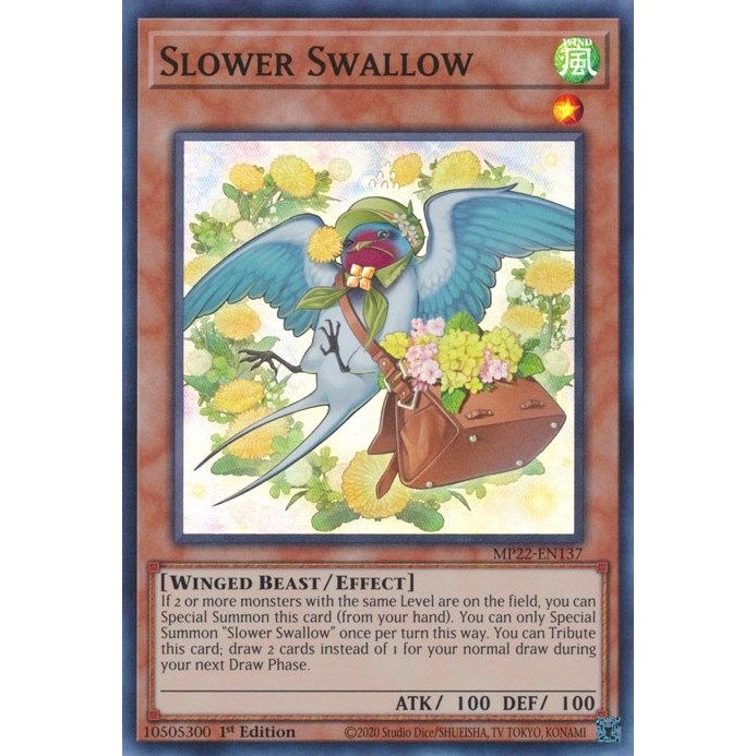 Image for Slower Swallow (MP22-EN137) (MP22) - YuGiOh