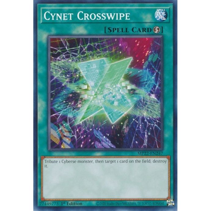 Image for Cynet Crosswipe (MP22-EN247) (MP22) - YuGiOh