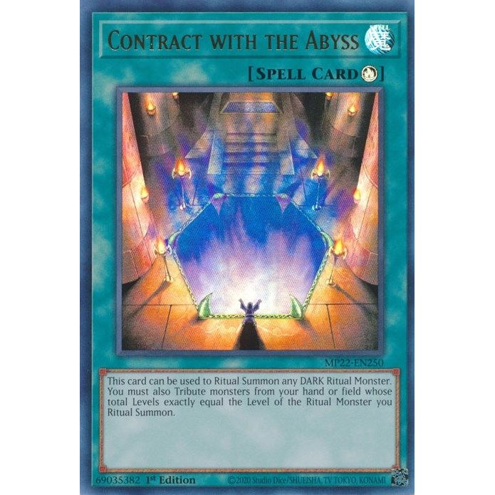 Image for Contract with the Abyss (MP22-EN250) (MP22) - YuGiOh