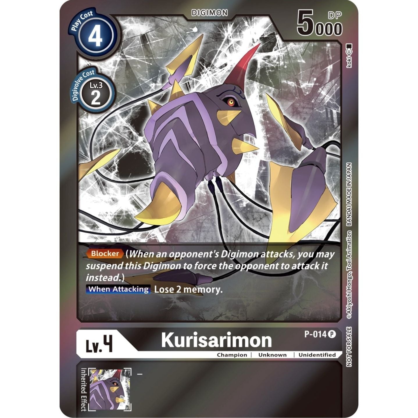 Image for Kurisarimon - P-014 (Event Pack 3) (P-014 P) (D-PR) - Digimon Card Game