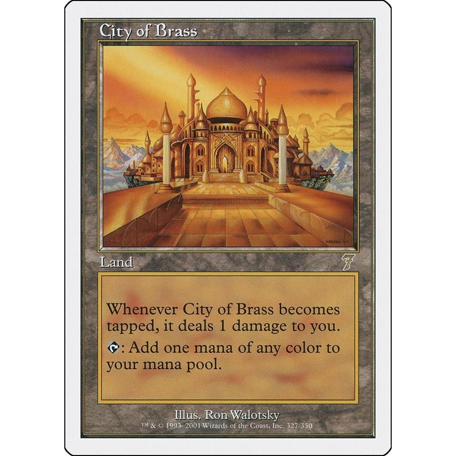 Image for City of Brass (327) (7ED) - Magic: The Gathering
