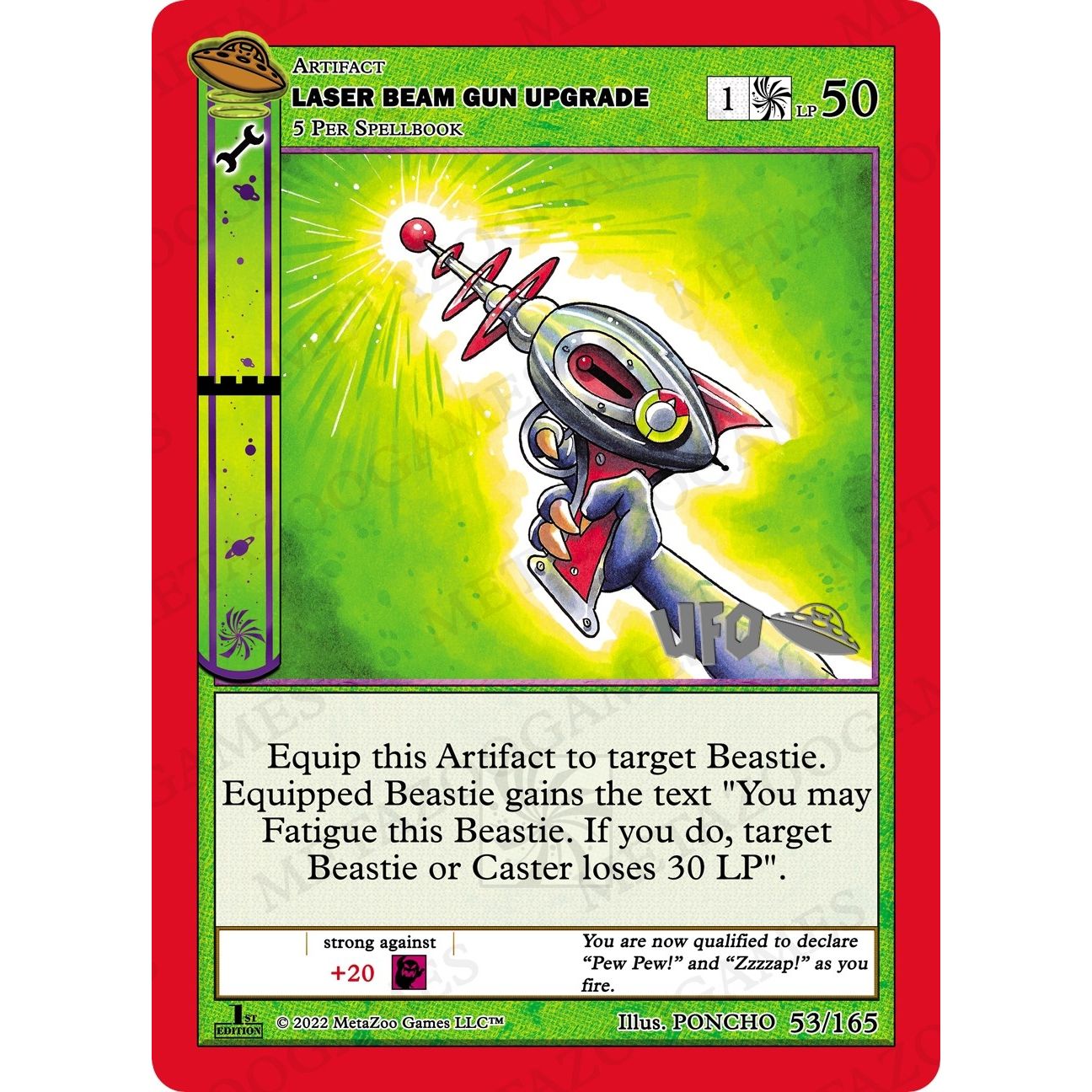Image for Laser Beam Gun Upgrade (053/165) (UFOFE-SP) - MetaZoo