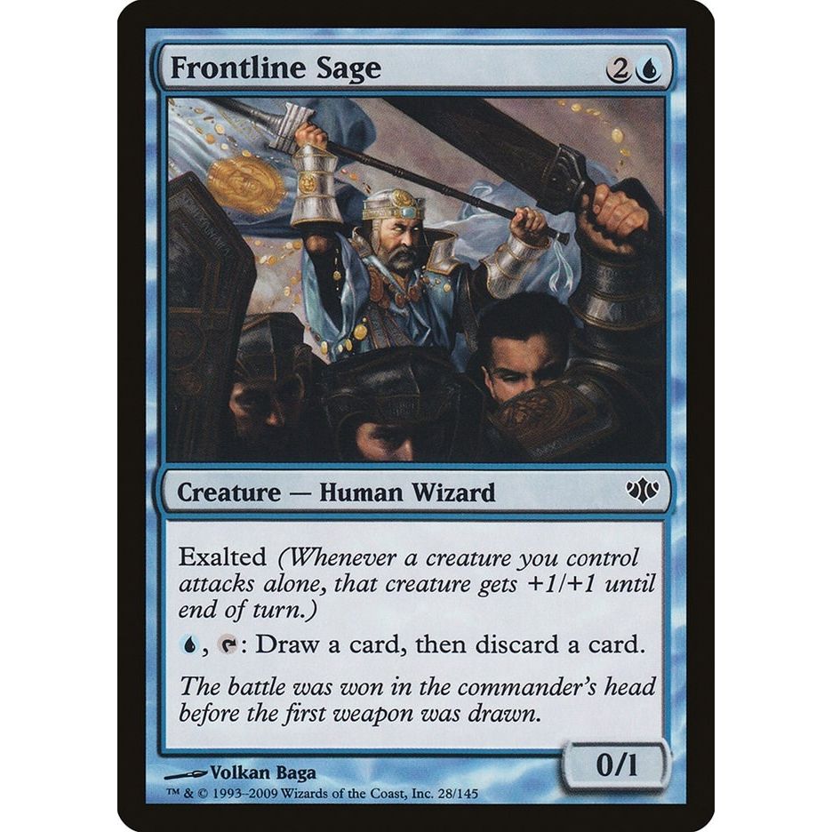 Image for Frontline Sage (28) (CON) - Magic: The Gathering
