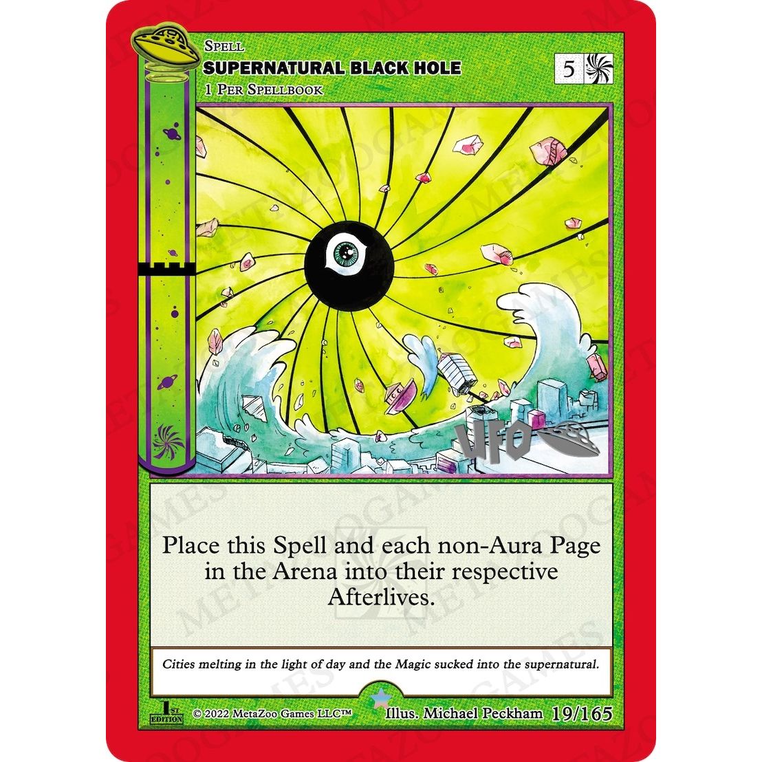 Image for Supernatural Black Hole (019/165) (UFOFE-SP) - MetaZoo