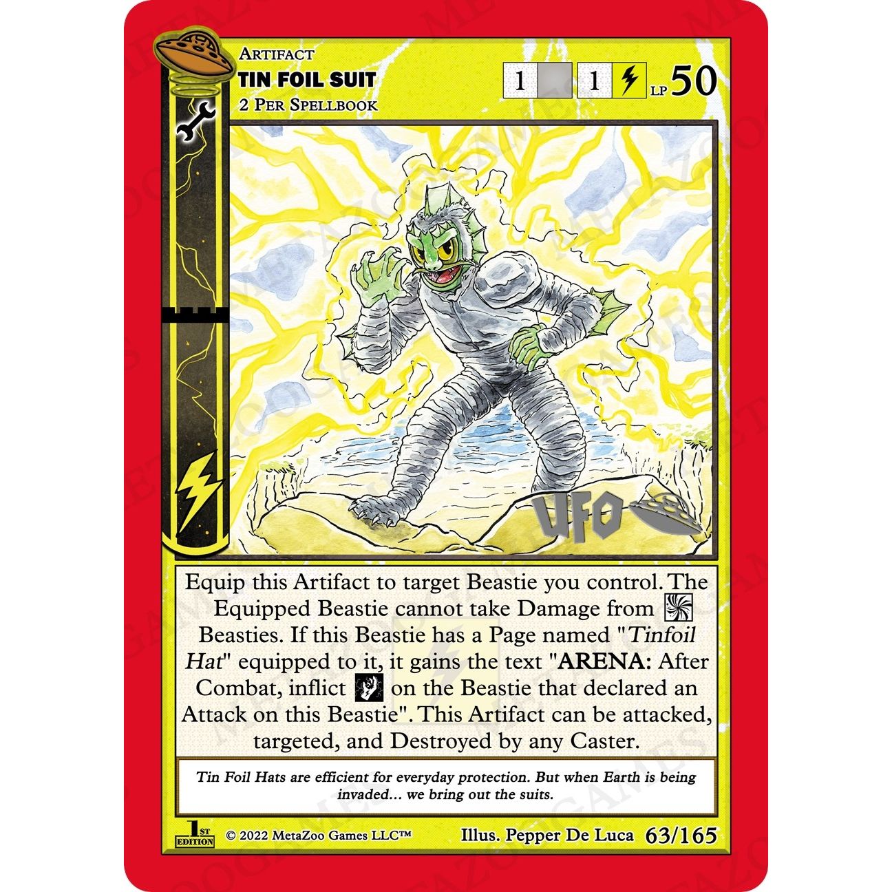 Image for Tin Foil Suit (063/165) (UFOFE-SP) - MetaZoo