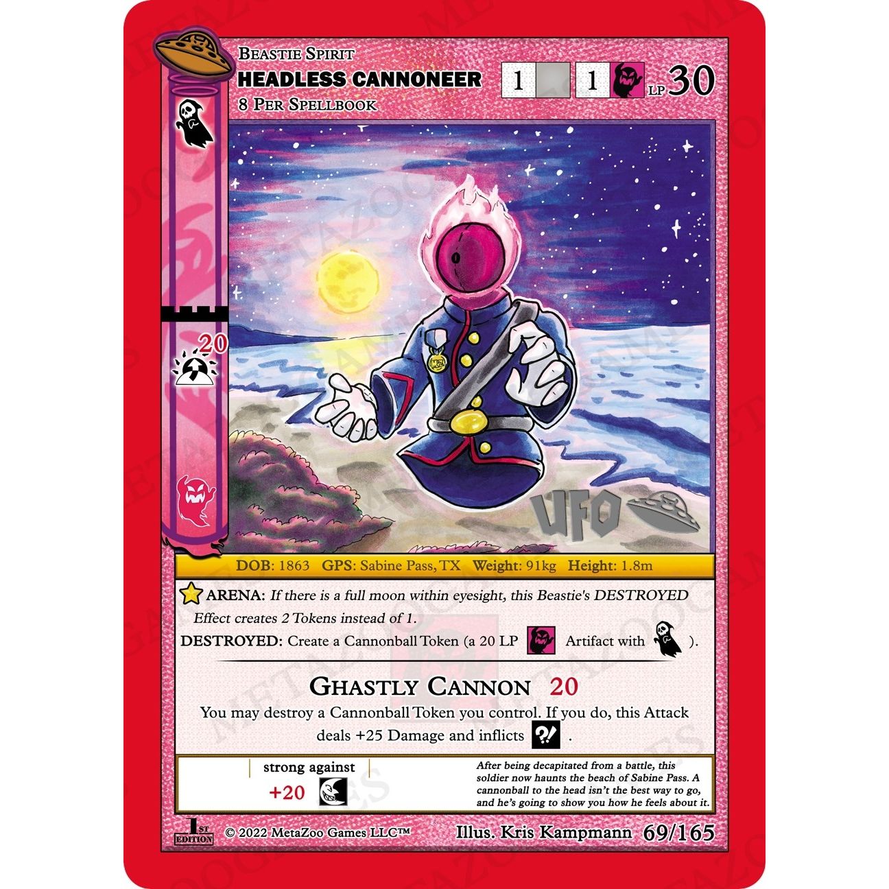 Image for Headless Cannoneer (069/165) (UFOFE-SP) - MetaZoo