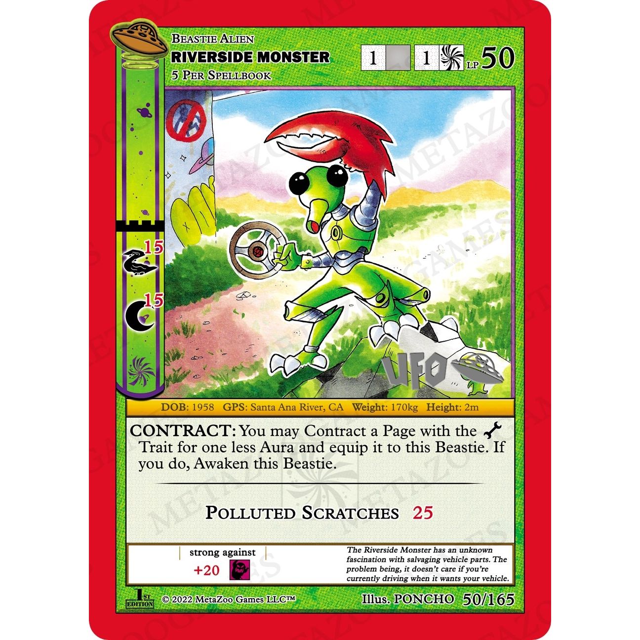Image for Riverside Monster (050/165) (UFOFE-SP) - MetaZoo