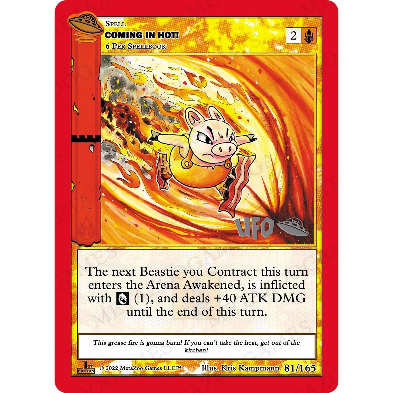 Image for Coming In Hot! (081/165) (UFOFE-SP) - MetaZoo