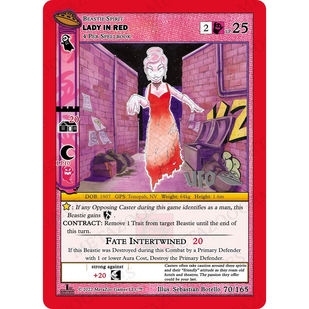 Image for Lady In Red (070/165) (UFOFE-SP) - MetaZoo