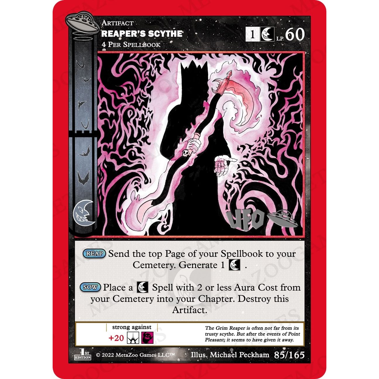 Image for Reaper's Scythe (085/165) (UFOFE-SP) - MetaZoo