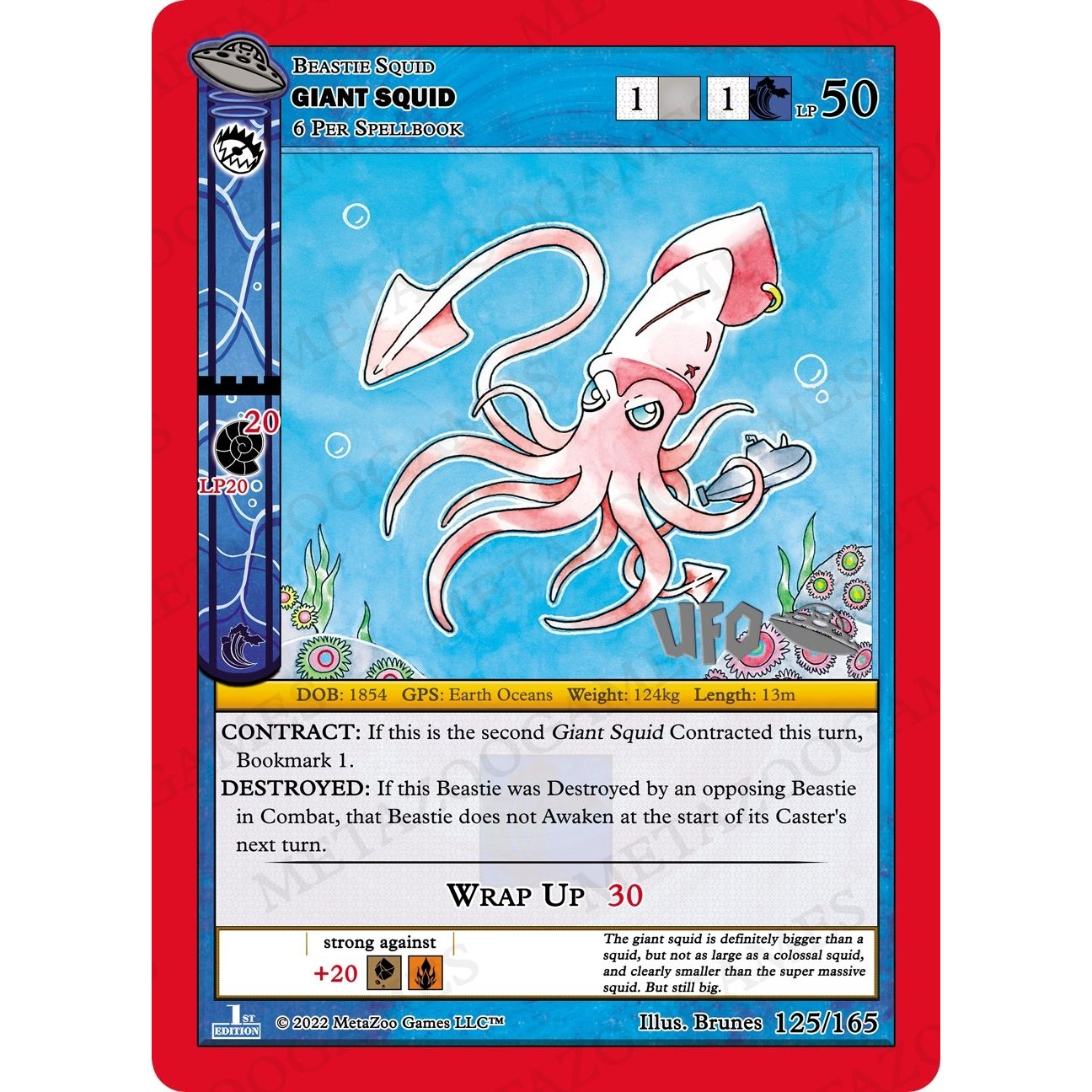 Image for Giant Squid (125/165) (UFOFE-SP) - MetaZoo